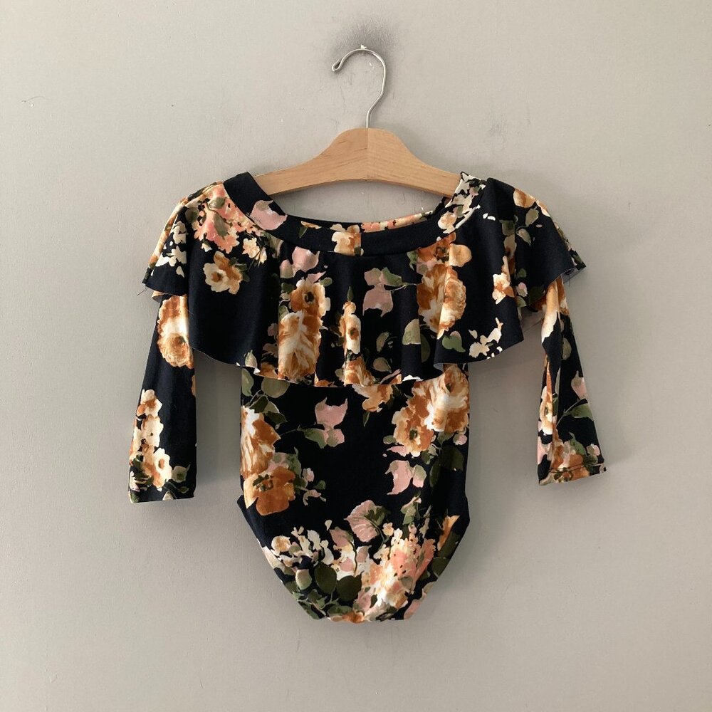 $17 ADD ON Liza James floral off shoulder bodysuit Janie and Jack Zara Baby Gap